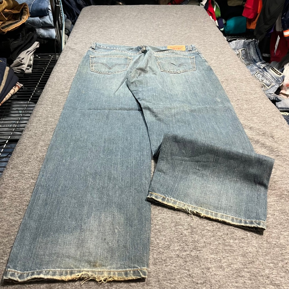Levis 559 Relaxed Straight Jeans 36x30 Medium Wash Blue Denim 559-0214 Mens
